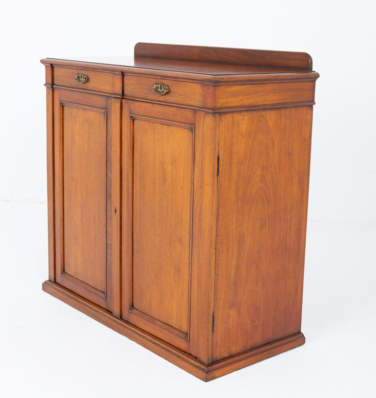 2 Door Victorian  Mahogany Side Cabinet