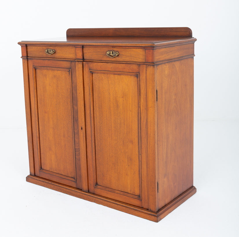 2 Door Victorian  Mahogany Side Cabinet