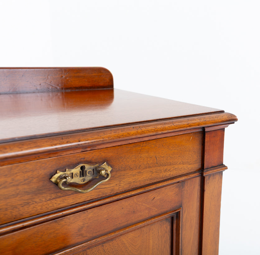 2 Door Victorian  Mahogany Side Cabinet