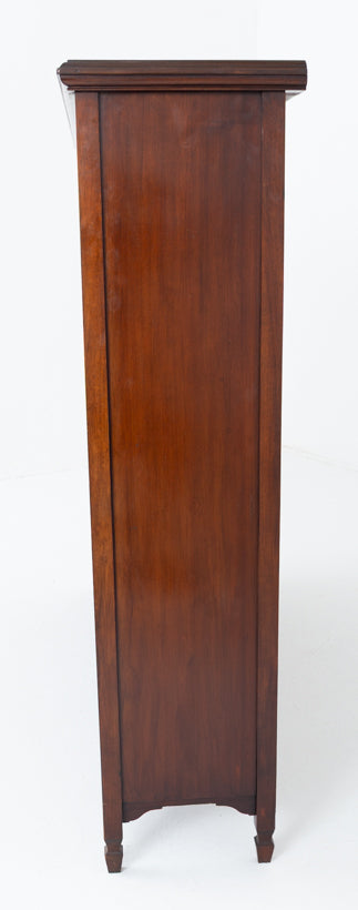 Large Victorian Mahogany Open Bookcase