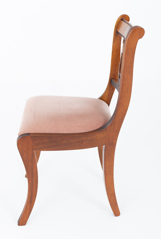Set of 10 (8 + 2) Regency Style Mahogany Dining Chairs