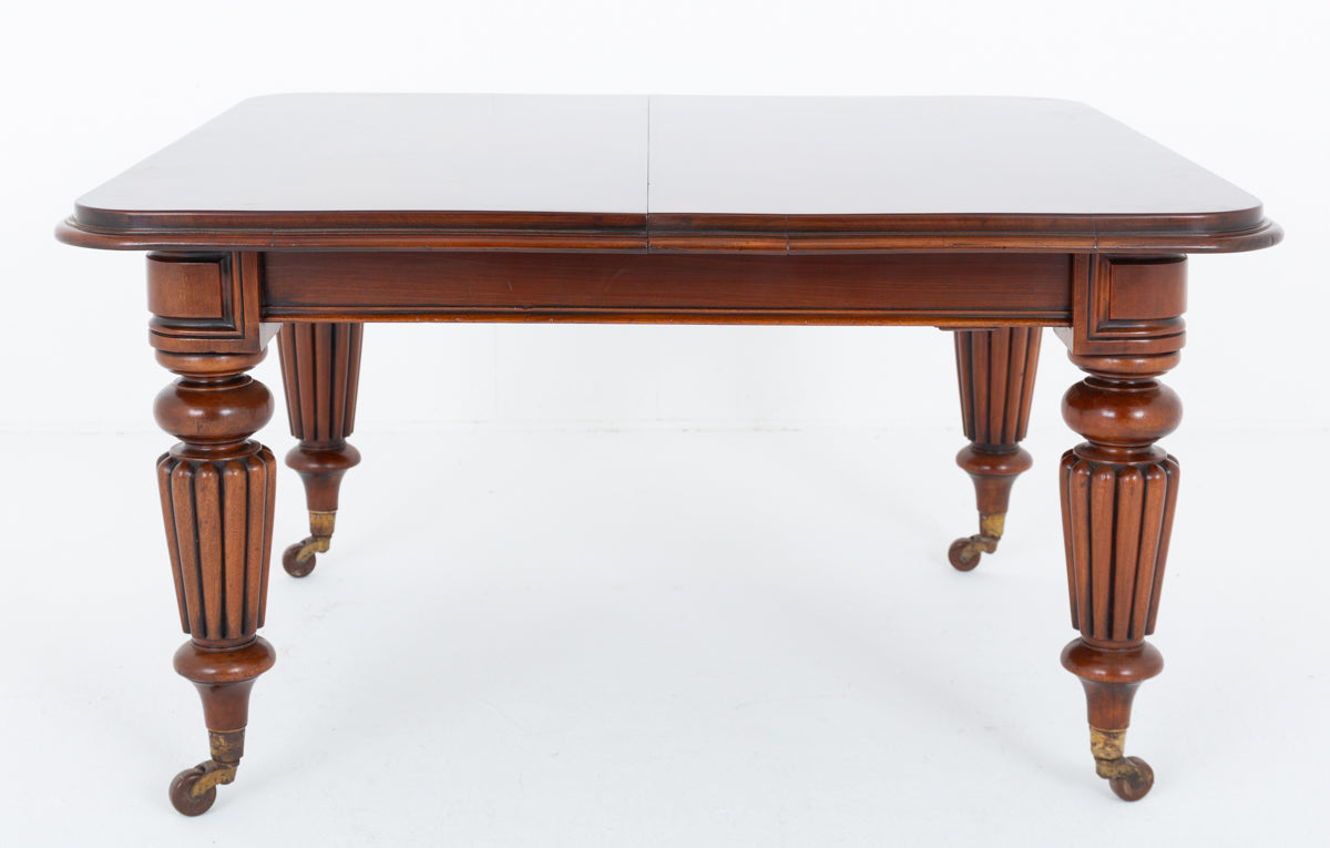 William IV Mahogany 3 Leaf Extending Dining Table