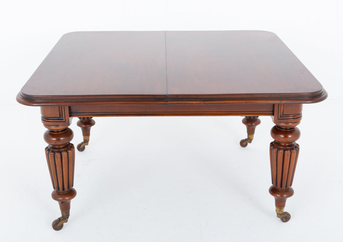 William IV Mahogany 3 Leaf Extending Dining Table