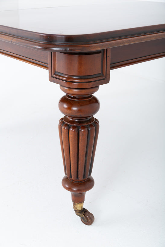 William IV Mahogany 3 Leaf Extending Dining Table