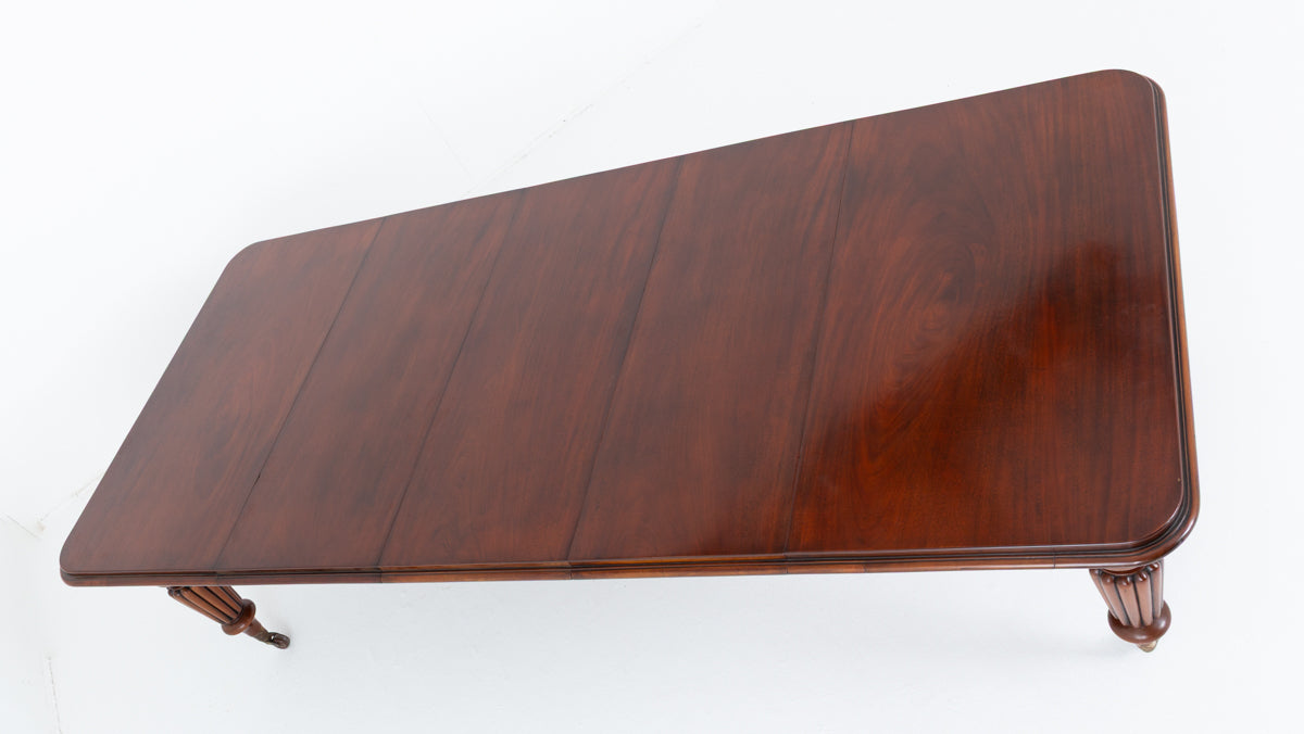 William IV Mahogany 3 Leaf Extending Dining Table