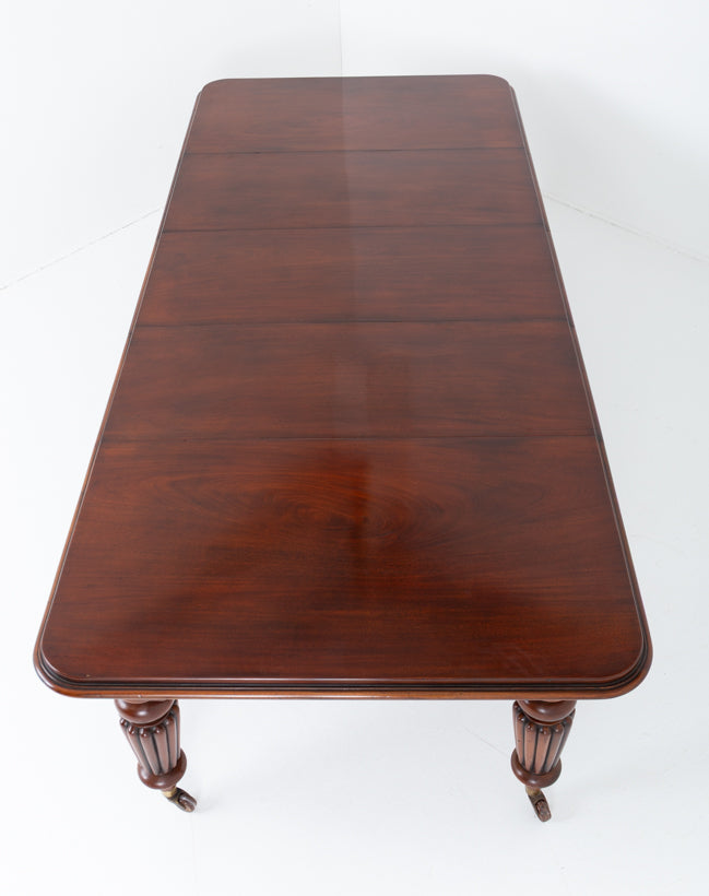 William IV Mahogany 3 Leaf Extending Dining Table