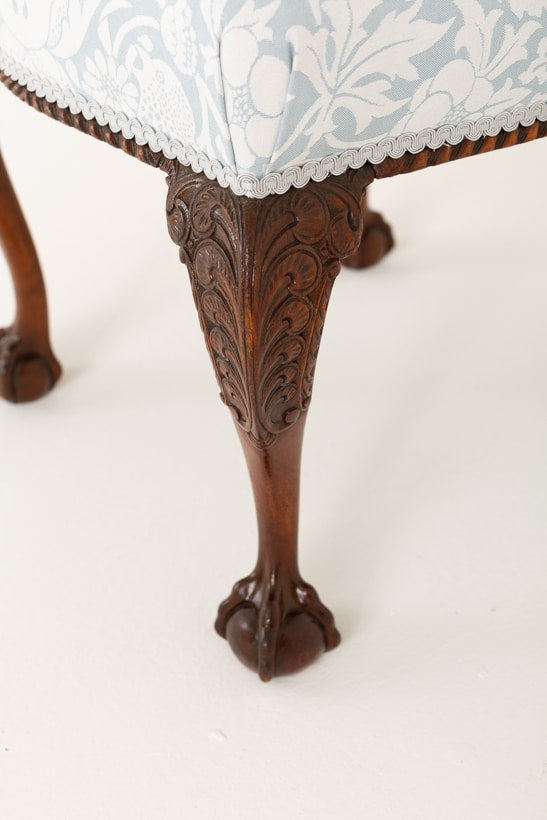 Mahogany Chippendale Style Stool