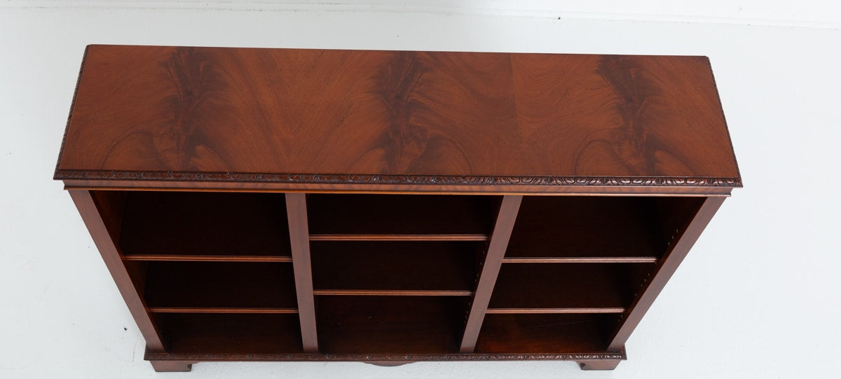 Mahogany Open Bookcase
