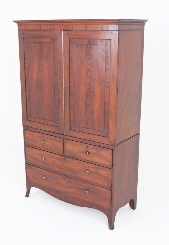 Regency Mahogany Wardrobe