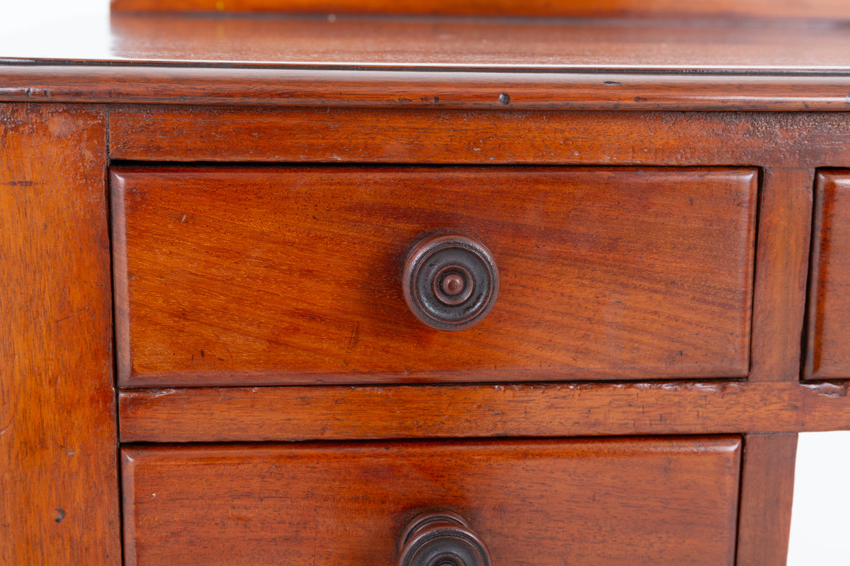 Victorian Mahogany 5 Drawer Writing Table