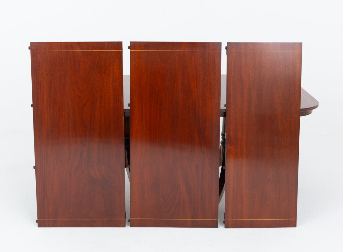 Mahogany Regency Revival Dining Table