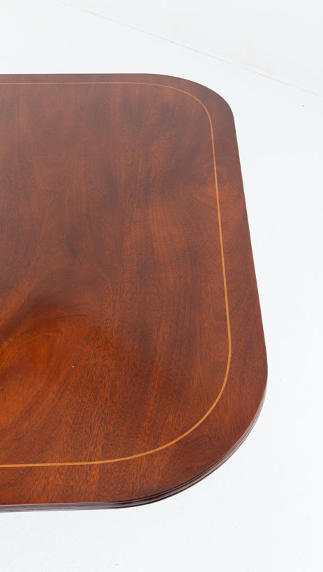 Mahogany Regency Revival Dining Table
