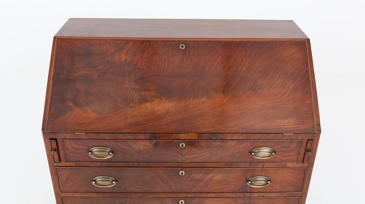 Georgian Mahogany Bureau