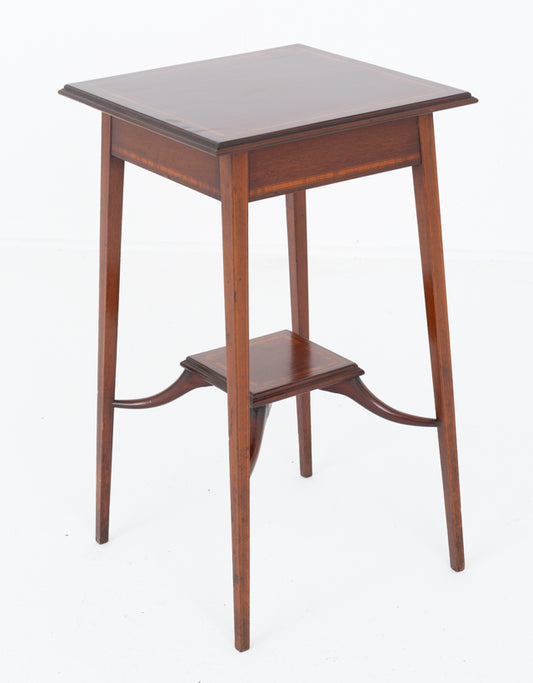 Mahogany Sheraton Revival Occasional Table